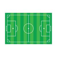 fotboll fält i platt stil. fotboll stadion vektor illustration på isolerat bakgrund. sport planen tecken företag begrepp.