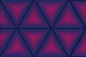 Pyramide Formen im Rosa Blau Hintergrund Vektor Illustration