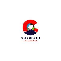 Colorado Versicherung Logo Design Vektor