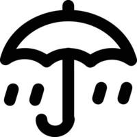 Regenschirm Schutz Symbol Symbol Vektor Bild. Illustration von das Sicherheit schützen Regenschirm Sicherheit Design Bild