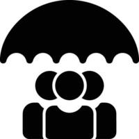 Regenschirm Schutz Symbol Symbol Vektor Bild. Illustration von das Sicherheit schützen Regenschirm Sicherheit Design Bild