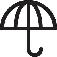 Regenschirm Schutz Symbol Symbol Vektor Bild. Illustration von das Sicherheit schützen Regenschirm Sicherheit Design Bild