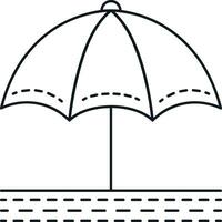 Regenschirm Schutz Symbol Symbol Vektor Bild. Illustration von das Sicherheit schützen Regenschirm Sicherheit Design Bild