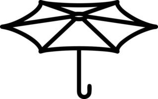 Regenschirm Schutz Symbol Symbol Vektor Bild. Illustration von das Sicherheit schützen Regenschirm Sicherheit Design Bild