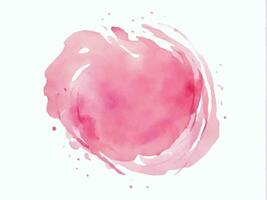 detaillierter handgemalter rosa aquarellhintergrund vektor