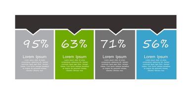 infografiska mallar för affärsvektorillustration. eps10 vektor