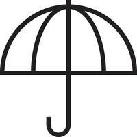 Regenschirm Schutz Symbol Symbol Vektor Bild. Illustration von das Sicherheit schützen Regenschirm Sicherheit Design Bild