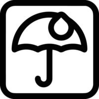 Regenschirm Schutz Symbol Symbol Vektor Bild. Illustration von das Sicherheit schützen Regenschirm Sicherheit Design Bild