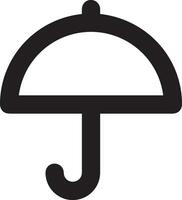 Regenschirm Schutz Symbol Symbol Vektor Bild. Illustration von das Sicherheit schützen Regenschirm Sicherheit Design Bild