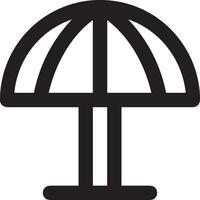 Regenschirm Schutz Symbol Symbol Vektor Bild. Illustration von das Sicherheit schützen Regenschirm Sicherheit Design Bild