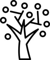Herbst Baum Vektor Symbol Design