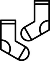 Socken-Vektor-Icon-Design vektor