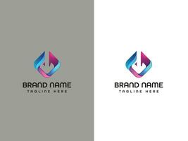 Brief-Logo-Design vektor