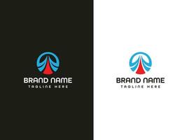 Brief-Logo-Design vektor