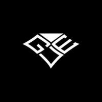 gue brev logotyp vektor design, gue enkel och modern logotyp. gue lyxig alfabet design