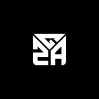 gza Brief Logo Vektor Design, gza einfach und modern Logo. gza luxuriös Alphabet Design