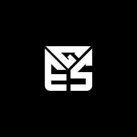 ges brev logotyp vektor design, ges enkel och modern logotyp. ges lyxig alfabet design
