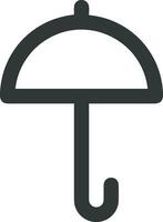 Regenschirm Schutz Symbol Symbol Vektor Bild. Illustration von das Sicherheit schützen Regenschirm Sicherheit Design Bild