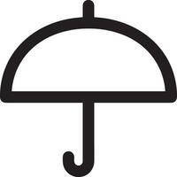 Regenschirm Schutz Symbol Symbol Vektor Bild. Illustration von das Sicherheit schützen Regenschirm Sicherheit Design Bild