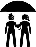 Regenschirm Schutz Symbol Symbol Vektor Bild. Illustration von das Sicherheit schützen Regenschirm Sicherheit Design Bild