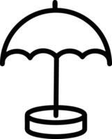 Regenschirm Schutz Symbol Symbol Vektor Bild. Illustration von das Sicherheit schützen Regenschirm Sicherheit Design Bild