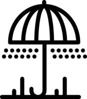 Regenschirm Schutz Symbol Symbol Vektor Bild. Illustration von das Sicherheit schützen Regenschirm Sicherheit Design Bild