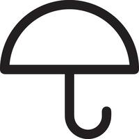 Regenschirm Schutz Symbol Symbol Vektor Bild. Illustration von das Sicherheit schützen Regenschirm Sicherheit Design Bild