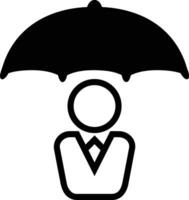 Regenschirm Schutz Symbol Symbol Vektor Bild. Illustration von das Sicherheit schützen Regenschirm Sicherheit Design Bild