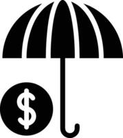 Regenschirm Schutz Symbol Symbol Vektor Bild. Illustration von das Sicherheit schützen Regenschirm Sicherheit Design Bild