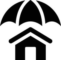 Regenschirm Schutz Symbol Symbol Vektor Bild. Illustration von das Sicherheit schützen Regenschirm Sicherheit Design Bild