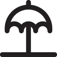 Regenschirm Schutz Symbol Symbol Vektor Bild. Illustration von das Sicherheit schützen Regenschirm Sicherheit Design Bild