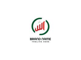 islamic logotyp design vektor
