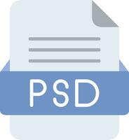 psd Datei Format Linie Symbol vektor