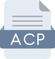 acp Datei Format Linie Symbol vektor