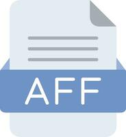 aff Datei Format Linie Symbol vektor