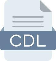 cdl Datei Format Linie Symbol vektor