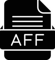 aff Datei Format Linie Symbol vektor