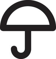 Regenschirm Schutz Symbol Symbol Vektor Bild. Illustration von das Sicherheit schützen Regenschirm Sicherheit Design Bild