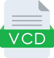 vcd Datei Format Linie Symbol vektor