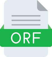 orf Datei Format Linie Symbol vektor