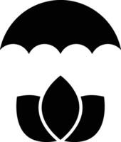 Regenschirm Schutz Symbol Symbol Vektor Bild. Illustration von das Sicherheit schützen Regenschirm Sicherheit Design Bild