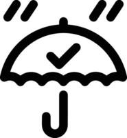 Regenschirm Schutz Symbol Symbol Vektor Bild. Illustration von das Sicherheit schützen Regenschirm Sicherheit Design Bild