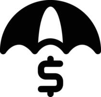 Regenschirm Schutz Symbol Symbol Vektor Bild. Illustration von das Sicherheit schützen Regenschirm Sicherheit Design Bild