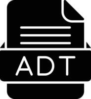 adt Datei Format Linie Symbol vektor