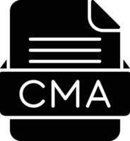 cma Datei Format Linie Symbol vektor