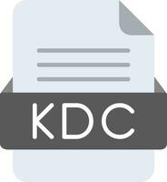 kdc Datei Format Linie Symbol vektor