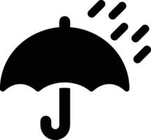 Regenschirm Schutz Symbol Symbol Vektor Bild. Illustration von das Sicherheit schützen Regenschirm Sicherheit Design Bild