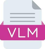 vlm Datei Format Linie Symbol vektor