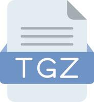 tgz Datei Format Linie Symbol vektor