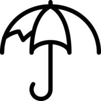 Regenschirm Schutz Symbol Symbol Vektor Bild. Illustration von das Sicherheit schützen Regenschirm Sicherheit Design Bild